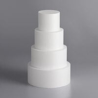 5 inch Foam 4-Piece Round Cake Dummy Kit