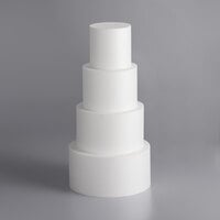 Baker's Lane 6" Foam 4-Piece Round Cake Dummy Kit