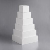 Baker's Lane 5" Foam 6-Piece Square Cake Dummy Kit