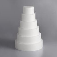 Baker's Lane 4" Foam 6-Piece Round Cake Dummy Kit