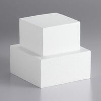 Baker's Lane 4" Foam 2-Piece Square Cake Dummy Kit