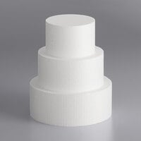 Baker's Lane 4" Foam 3-Piece Round Cake Dummy Kit