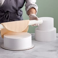 Baker's Mark 4 inch Foam 3-Piece Round Cake Dummy Kit