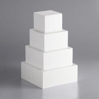 Baker's Lane 5" Foam 4-Piece Square Cake Dummy Kit