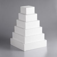 Baker's Lane 4" Foam 6-Piece Square Cake Dummy Kit