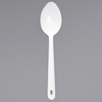 Crow Canyon Home S51WHT Pacifica 12 inch White Enamelware Serving Spoon