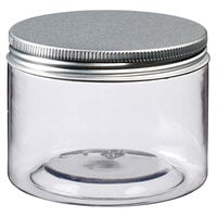 Solia BU14005 Tornillo 9.3 oz. Clear Plastic Jar with Aluminum Lid - 192/Case