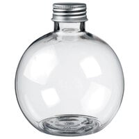 Solia NUDE 11.8 oz. Clear Plastic Flask - 100/Case