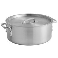 Choice 15 Qt. Standard Weight Aluminum Brazier with Cover