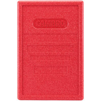 Cambro EPP180LID365 Cam GoBox® Full Size Top Loader Replacement Red Lid