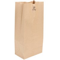 Duro 25 lb. Tall Brown Paper Bag - 500/Bundle
