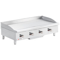 Cecilware CE-G48TPF 48 inch Gas Griddle with Thermostatic Controls - 120,000 BTU