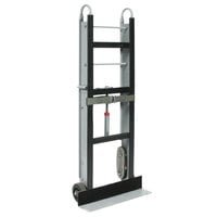 Wesco Industrial Products 272410 550 lb. Aluminum Appliance Hand Truck with 6 inch Moldon Rubber Wheels and 24 inch Nose Plate