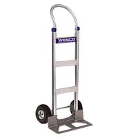 Wesco Industrial Products 220365 Cobra-Lite Series 410 600 lb. Aluminum Hand Truck 10 inch PE Pneumatic Wheels and 18 inch Nose Plate