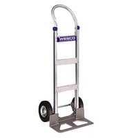 Wesco Industrial Products 220381 Cobra-Lite Series 410 600 lb. Aluminum Hand Truck with 10 inch Semi-Pneumatic Wheels and 18 inch Nose Plate