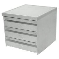 Advance Tabco ADT-3-2015 3 Tier Drawer Assembly with Side Panels - 20 inch x 15 inch x 5 inch Drawers