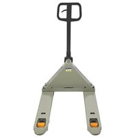 Wesco Industrial Products 272744 Deluxe Adjustable Pallet Truck with 21 inch - 27 inch x 48 inch Forks - 5500 lb. Capacity