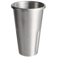 AvaMix ADMCUP 34 oz. Stainless Steel Drink Mixer Malt Cup