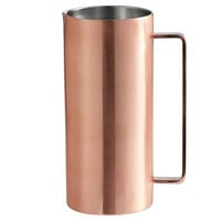 GET MM-160-BCPR/SS 51 oz. Brushed Double Wall Copper Pitcher