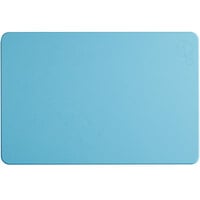 Tomlinson Chef's Edge 18" x 12" x 1/2" Blue Polyethylene Cutting Board