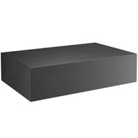 Regency 24 inch x 15 inch x 6 inch Black Plastic End Cap / Spot Merchandiser - 1000 lb. Capacity