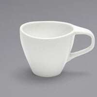 Front of the House DCS056WHP23 Tides 3 oz. Semi-Matte White Porcelain Cup - 12/Case