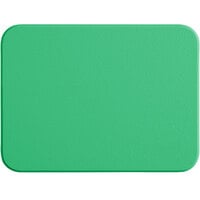 Tomlinson Chef's Edge 8" x 6" x 1/2" Green Polyethylene Cutting Board