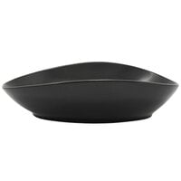 Front of the House DBO145BKP20 Tides 40 oz. Semi-Matte Mussel Oval Porcelain Bowl - 2/Case