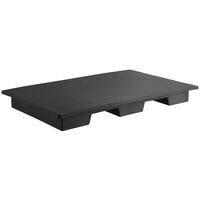 Regency 58 inch x 37 inch x 6 inch Black Plastic End Cap / Spot Merchandiser - 5000 lb. Capacity