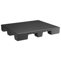 Regency 48 inch x 40 inch x 6 inch Black Plastic End Cap / Spot Merchandiser - 2000 lb. Capacity