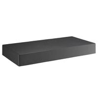 Regency 48 inch x 24 inch x 6 inch Black Plastic End Cap / Spot Merchandiser - 1000 lb. Capacity