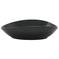 Front of the House DBO147BKP21 Tides 15 oz. Semi-Matte Mussel Oval Porcelain Bowl - 4/Case