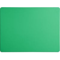 Tomlinson Chef's Edge 24" x 18" x 1/2" Green Polyethylene Cutting Board