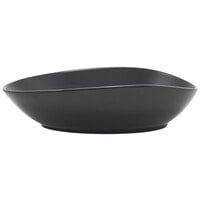 Front of the House DBO146BKP21 Tides 30 oz. Semi-Matte Mussel Oval Porcelain Bowl - 4/Case