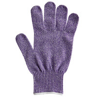 San Jamar SG10-PR-L Purple A7 Level Cut Resistant Glove with Dyneema - Large