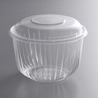 Dart C64BCD PresentaBowls 64 oz. Clear OPS Plastic Bowl with Dome Lid - 126/Case