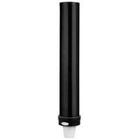 Tomlinson 1015470 Simpli-Flex ESF2000 Pull-Type Black Wall Mount Black Plastic 3.5 - 44 oz. Cup Dispenser