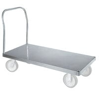 Wesco Industrial Products 350030 ASD 30 inch x 48 inch 3000 lb. Smooth Aluminum Platform Truck
