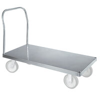 Wesco Industrial Products 350027 ASD 24 inch x 36 inch 3000 lb. Smooth Aluminum Platform Truck
