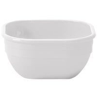 Cambro 10CW148 Camwear 9.4 oz. White Square Polycarbonate Bowl - 48/Case