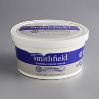 Smithfield 3 lb. Tub Pourable Cream Cheese - 2/Case