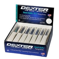 Dexter-Russell 15333 Sani-Safe 50-Pack 3 1/4" Smooth Paring Knives in a Display Box