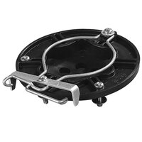 Carlisle 364110 Black Plastic Clip-On Style Clutch Plate with 5 inch Center Hole