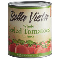 Bella Vista #10 Can Standard Whole Peeled Tomatoes - 6/Case