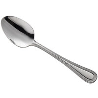 Acopa Lydia 7 5/16 inch 18/8 Stainless Steel Extra Heavy Weight Dinner / Dessert Spoon - 12/Case