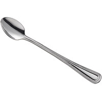 Acopa Lydia 7 1/8" 18/8 Stainless Steel Extra Heavy Weight Iced Tea Spoon - 12/Case