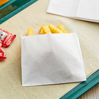 Carnival King 5 inch x 1 inch x 4 inch Large French Fry Bag - 2000/Case