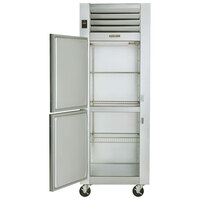 Traulsen G14301 Solid Half Door 1 Section Hot Food Holding Cabinet with Left Hinged Doors