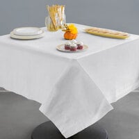 Hoffmaster 210046 54 inch x 54 inch Cellutex White Tissue / Poly Paper Table Cover - 50/Case
