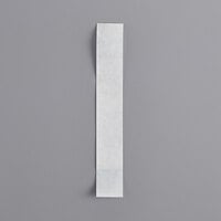 White Self-Adhesive Blank Currency Strap - 1000/Case